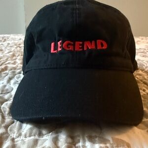 The Weeknd LEGEND  Black and Red Embroidered Baseball hat/ Cap